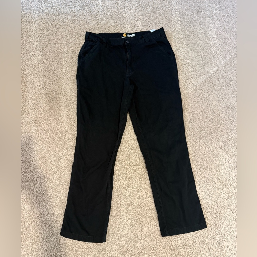Carhartt Relaxed Rigby Dungaree Work Pants 38x34 - Picture 2 of 4